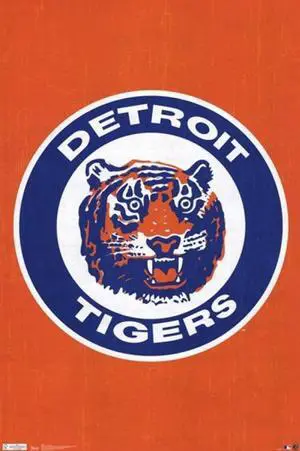Tigers - Retro Logo 11 Poster Print (22 x 34) Tigers - Retro Logo 11 Poster Print (22 x 34)