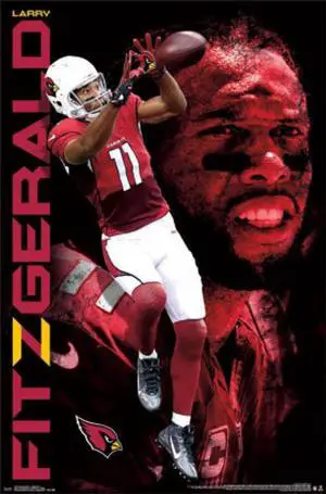 Arizona Cardinals - Larry Fitzgerald 14 Poster Print (22 x 34) Arizona Cardinals - Larry Fitzgerald 14 Poster Print (22 x 34)
