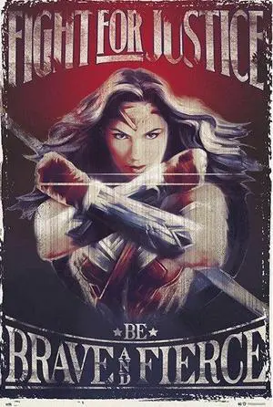 Wonder Woman - Fight Poster Print (22 x 34) Wonder Woman - Fight Poster Print (22 x 34)