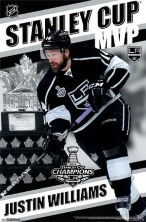 2014 Los Angeles Kings Justin Williams Stanley Cup - MVP Poster Print (24 x 36) 2014 Los Angeles Kings Justin Williams Stanley Cup - MVP Poster Print (24 x 36)