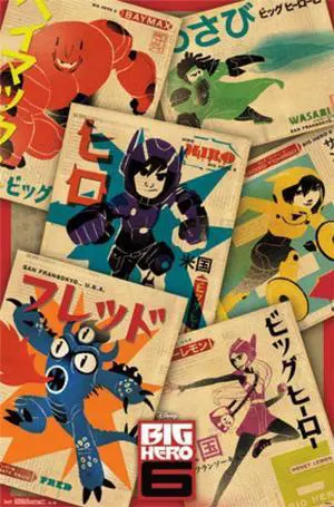 Disney Big Hero 6 - Collage Poster Print (24 x 36) Disney Big Hero 6 - Collage Poster Print (24 x 36)
