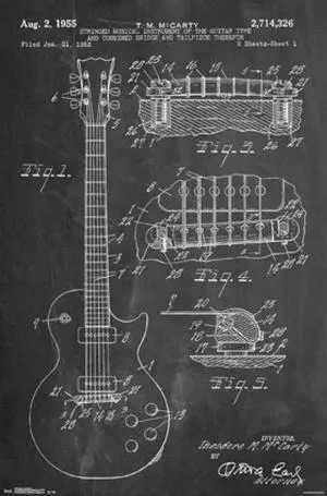 Guitar - Cole Borders Poster Print (22 x 34) Guitar - Cole Borders Poster Print (22 x 34)