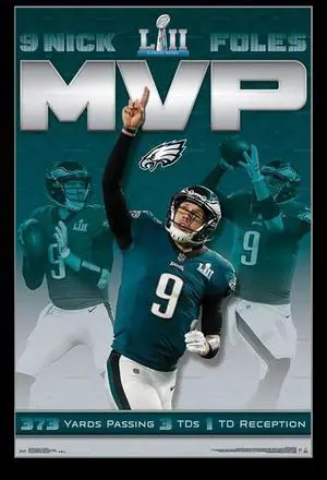 Super Bowl Lii - Nick Foles Mvp Poster Print (22 x 34) Super Bowl Lii - Nick Foles Mvp Poster Print (22 x 34)