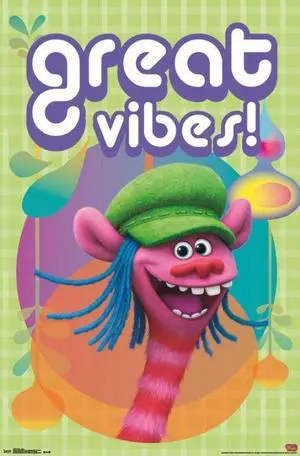 Trolls - Vibes Poster Print (22 x 34) Trolls - Vibes Poster Print (22 x 34)