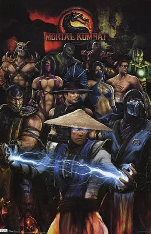 Mortal Kombat - Group Poster Print (24 x 36) Mortal Kombat - Group Poster Print (24 x 36)