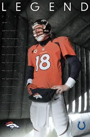 Denver Broncos - Peyton Manning 16 Poster Print (22 x 34) Denver Broncos - Peyton Manning 16 Poster Print (22 x 34)