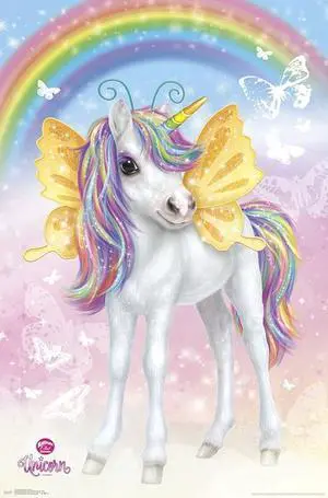 Animal Club - Unicorn Poster Print (22 x 34) Animal Club - Unicorn Poster Print (22 x 34)