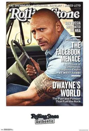 Rolling Stone - Dwayne Johnson 18 Poster Print (22 x 34) Rolling Stone - Dwayne Johnson 18 Poster Print (22 x 34)