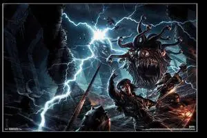 Dungeons And Dragons - Battle Poster Print (34 x 22) Dungeons And Dragons - Battle Poster Print (34 x 22)