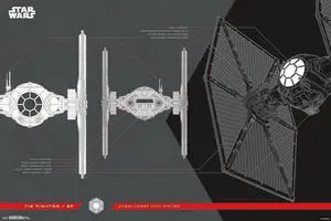 The Last Jedi - Tie Fighter Poster Print (34 x 22) The Last Jedi - Tie Fighter Poster Print (34 x 22)