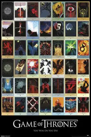 Game Of Thrones - Episodes Poster Print (22 x 34) Game Of Thrones - Episodes Poster Print (22 x 34)