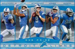 Detroit Lions - Team Poster Print (34 x 22) Detroit Lions - Team Poster Print (34 x 22)