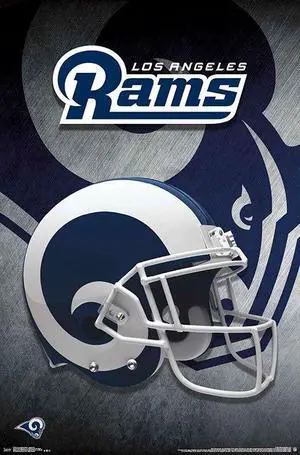 Los Angeles Rams - Helmet 18 Poster Print (22 x 34) Los Angeles Rams - Helmet 18 Poster Print (22 x 34)