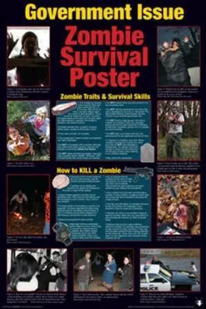 Zombie Survival Guide Poster Print (22 x 34) Zombie Survival Guide Poster Print (22 x 34)