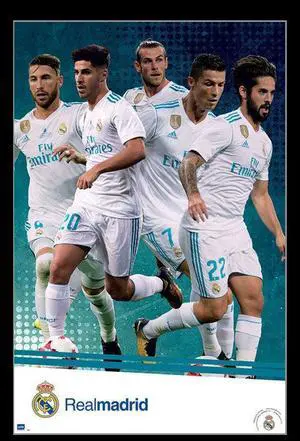 Real Madrid - Group Poster Print (22 x 34) Real Madrid - Group Poster Print (22 x 34)