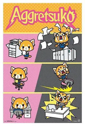 Aggretsuko - Transform Poster Print (22 x 34) Aggretsuko - Transform Poster Print (22 x 34)