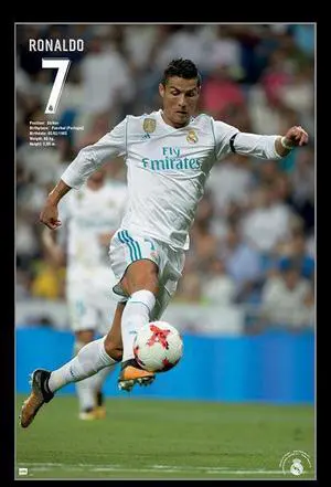 Real Madrid - Cristiano Ronaldo Poster Print (22 x 34) Real Madrid - Cristiano Ronaldo Poster Print (22 x 34)