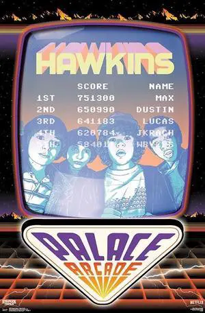 Stranger Things 2 - Palace Arcade Poster Print (22 x 34) Stranger Things 2 - Palace Arcade Poster Print (22 x 34)