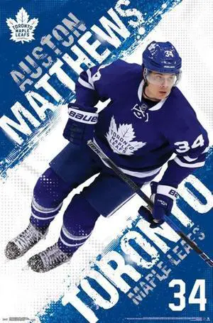 Toronto Maple Leafs - Auston Matthews 16 Poster Print (22 x 34) Toronto Maple Leafs - Auston Matthews 16 Poster Print (22 x 34)