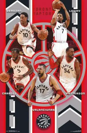 Toronto Raptors - Team 16 Poster Print (22 x 34) Toronto Raptors - Team 16 Poster Print (22 x 34)
