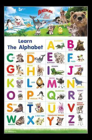 Animal Club - Abc Poster Print (22 x 34) Animal Club - Abc Poster Print (22 x 34)