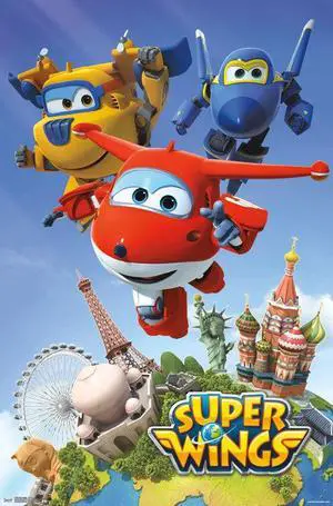 Super Wings - Action Poster Print (22 x 34) Super Wings - Action Poster Print (22 x 34)