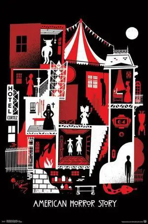 American Horror Story - Graphic Poster Print (22 x 34) American Horror Story - Graphic Poster Print (22 x 34)