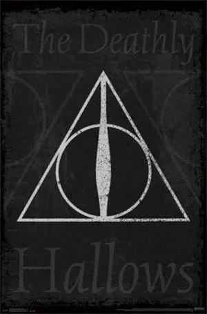 Harry Potter - Deathly Hallows Symbol Poster Print (24 x 36) Harry Potter - Deathly Hallows Symbol Poster Print (24 x 36)