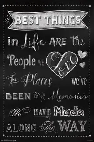 The Best Things in Life Poster Print (22 x 34) The Best Things in Life Poster Print (22 x 34)
