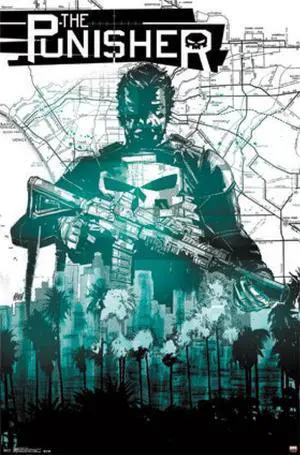The Punisher - Map Poster Print (22 x 34) The Punisher - Map Poster Print (22 x 34)