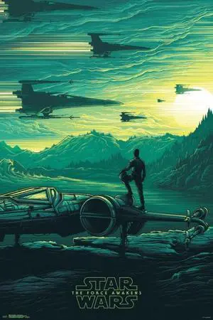 Star Wars The Force Awakens - Jakku Sunrise Poster Print (22 x 34) Star Wars The Force Awakens - Jakku Sunrise Poster Print (22 x 34)