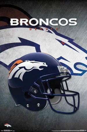 Denver Broncos - Helmet 16 Poster Print (22 x 34) Denver Broncos - Helmet 16 Poster Print (22 x 34)