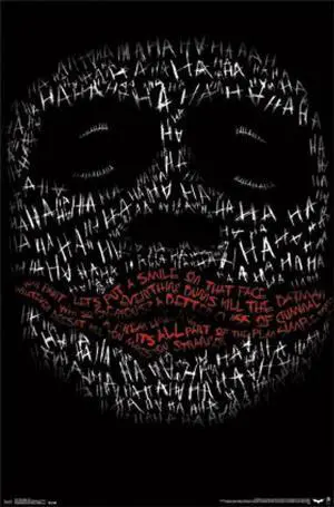 The Dark Knight - Joker Face Poster Print (24 x 36) The Dark Knight - Joker Face Poster Print (24 x 36)