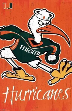 University of Miami - Logo 13 Poster Print (24 x 36) University of Miami - Logo 13 Poster Print (24 x 36)