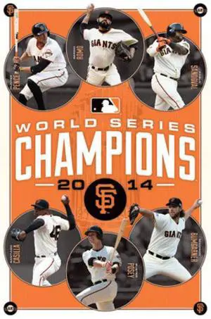 2014 San Francisco Giants World Series - Champions Poster Print (22 x 34) 2014 San Francisco Giants World Series - Champions Poster Print (22 x 34)