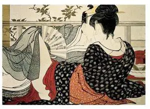 The Lovers Poster Print by Kitagawa Utamaro (14 x 11) The Lovers Poster Print by Kitagawa Utamaro (14 x 11)