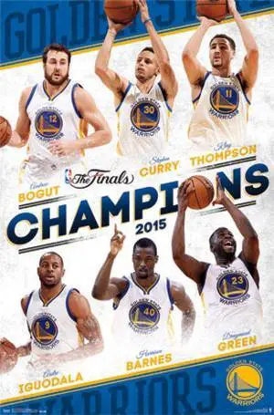 2015 Golden State Warriors NBA Finals - Champions Poster Print (22 x 34) 2015 Golden State Warriors NBA Finals - Champions Poster Print (22 x 34)