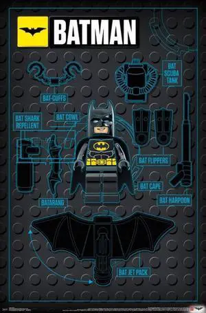 Lego Batman - Graphic Poster Print (22 x 34) Lego Batman - Graphic Poster Print (22 x 34)