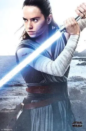 Star Wars The Last Jedi - Rey Poster Print (22 x 34) Star Wars The Last Jedi - Rey Poster Print (22 x 34)