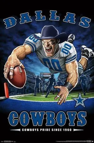 Dallas Cowboys - End Zone Poster Print (22 x 34) Dallas Cowboys - End Zone Poster Print (22 x 34)