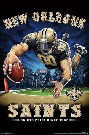 New Orleans Saints - End Zone Poster Print (22 x 34) New Orleans Saints - End Zone Poster Print (22 x 34)