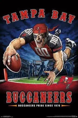 Tampa Bay Buccaneers - End Zone Poster Print (22 x 34) Tampa Bay Buccaneers - End Zone Poster Print (22 x 34)