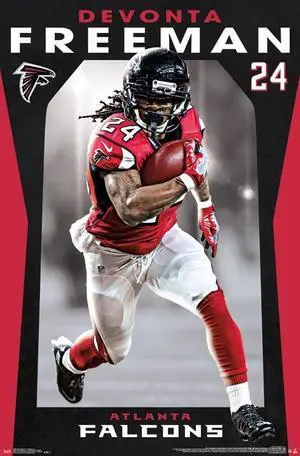 Atlanta Falcons - Devonta Freeman Poster Print (22 x 34) Atlanta Falcons - Devonta Freeman Poster Print (22 x 34)