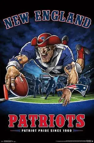 New England Patriots - End Zone Poster Print (22 x 34) New England Patriots - End Zone Poster Print (22 x 34)