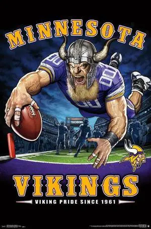 Minnesota Vikings - End Zone Poster Print (22 x 34) Minnesota Vikings - End Zone Poster Print (22 x 34)