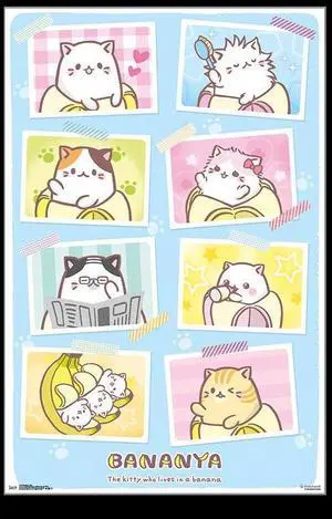 Bananya - Grid Poster Print (22 x 34) Bananya - Grid Poster Print (22 x 34)