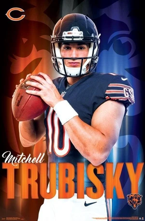 Chicago Bears - Mitch Trubisky Poster Print (22 x 34) Chicago Bears - Mitch Trubisky Poster Print (22 x 34)