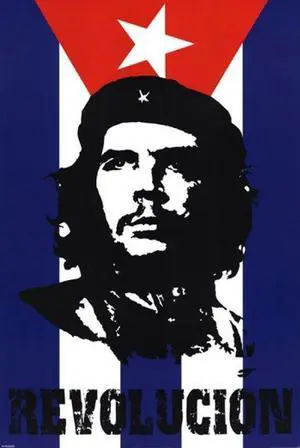 Che Guevara Flag Poster Print (22 x 34) - Item # PYRPP0283 Che Guevara Flag Poster Print (22 x 34) - Item # PYRPP0283