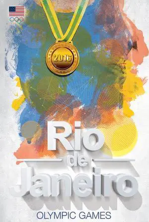 Olympics 2016 - Rio de Janeiro Poster (24 x 36) Olympics 2016 - Rio de Janeiro Poster (24 x 36)