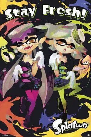 Splatoon - Stay Fresh Poster Print (24 X 36) Splatoon - Stay Fresh Poster Print (24 X 36)